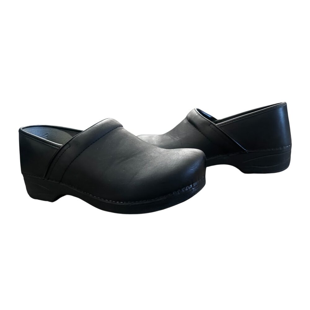 Sold Dansko XP 2.0 Professional Oiled Leather Clogs Men 46 12.5-13 Black Comfort - Picture 3 of 13